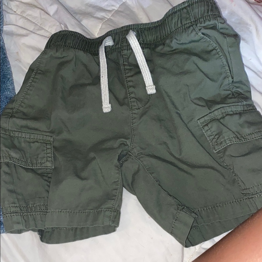 Old Navy Kids Green Cargo Shorts